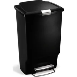 Simplehuman Pedálový odpadkový koš 45 l, obdélníkový, plast, černý
