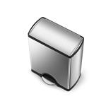 Simplehuman Pedálový odpadkový kôš 50 l, obdĺžnikový, matná oceľ, FPP