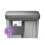 Simplehuman Pedálový odpadkový kôš 58 l (34/24), brúsená oceľ