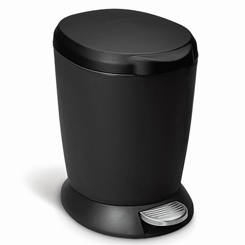 Simplehuman Pedálový odpadkový koš 6 l, černý plast