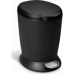 Simplehuman Pedálový odpadkový koš 6 l, černý plast
