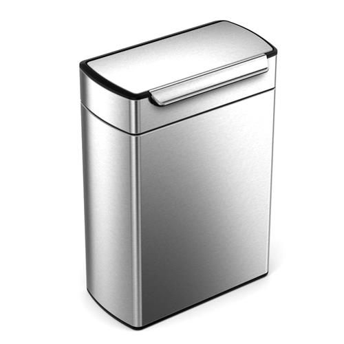 Simplehuman Touch odpadkový kôš 48 l (24/24), štvorcový, matná oceľ