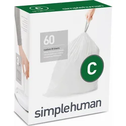 Simplehuman Vrecia na odpadky 10-12 l, typ C, 3 x 20 ks ( 60 vriec )