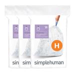 Simplehuman Vrecia na odpadky 30-35 l, typ H, 3 x 20 ks ( 60 vriec ) CP