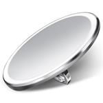 Simplehuman Vreckové kozmetické zrkadlo Sensor Compact, LED svetlo, 10x zväčšenie, nerezová oceľ