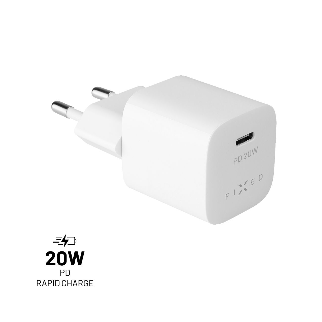 Síťová Nabíječka Fixed Mini S Usb C Výstupem A Podporou Pd 20w Bílá Fixc20m C Wh Tsbohemiacz 9379