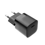 Síťová nabíječka FIXED Mini s USB-C výstupem a podporou PD, 20W, černá