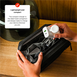 Síťová nabíječka FIXED Power Socket s USB-A a USB-C, Apple Watch, 33W, bílá