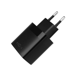 Síťová nabíječka FIXED s 2xUSB výstupem, 17W Smart Rapid Charge, černá