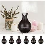 SIXTOL Aroma difuzer Bloom tmavé dřevo 200ml