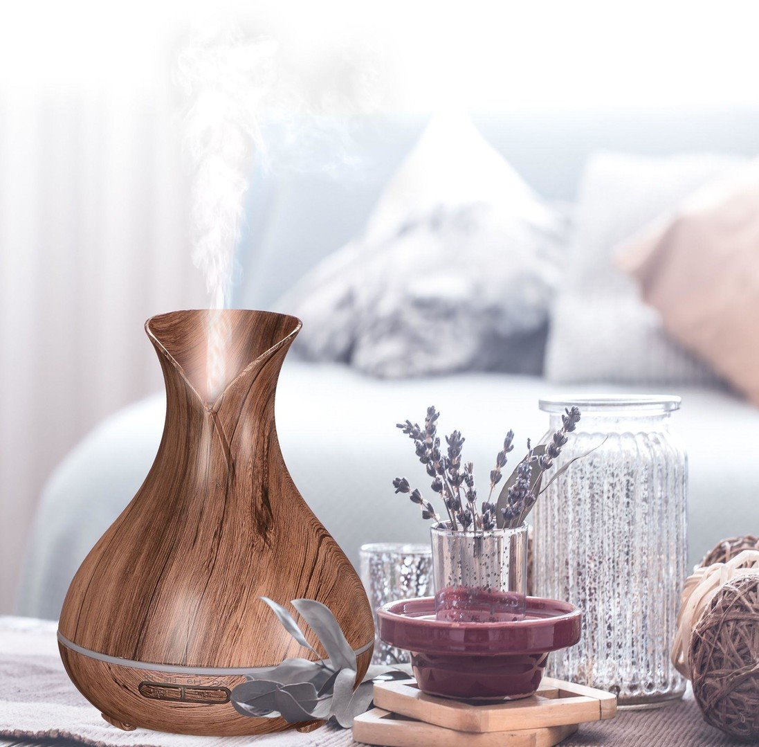 SIXTOL Aroma difuzér Vulcan grey wood 350ml