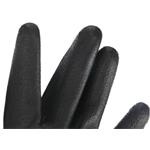 Sixtol Polyesterové pracovné rukavice čiastočne zmáčané polyuretánom GLOVE PE-PU 11"