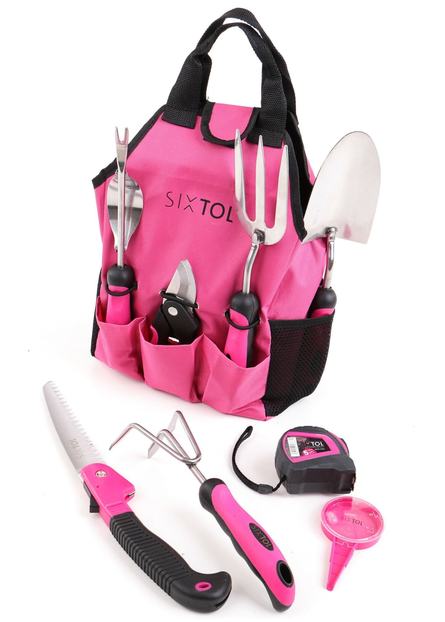 SIXTOL Sada záhradného náradia GARDEN PINK 12
