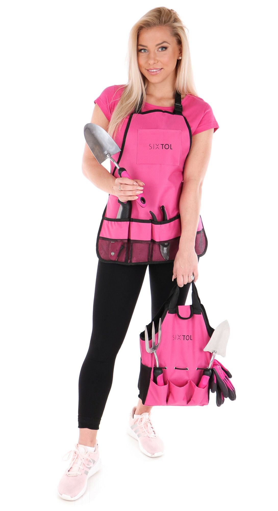 SIXTOL Sada záhradného náradia GARDEN PINK 12