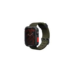 SKINARMA Shokku řemínek pro Apple Watch 45/44/42 mm, Olive