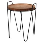 Skladací stôl Homestyling TEAK, 2 ks