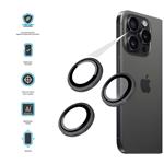 Sklo na fotoaparát FIXED pre Apple iPhone 16 Pro/16 Pro Max, čierne