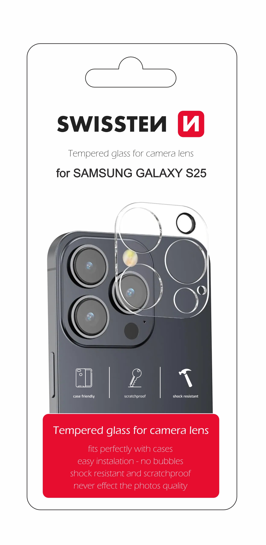 Sklo na objektív Galaxy S25 od Swissten