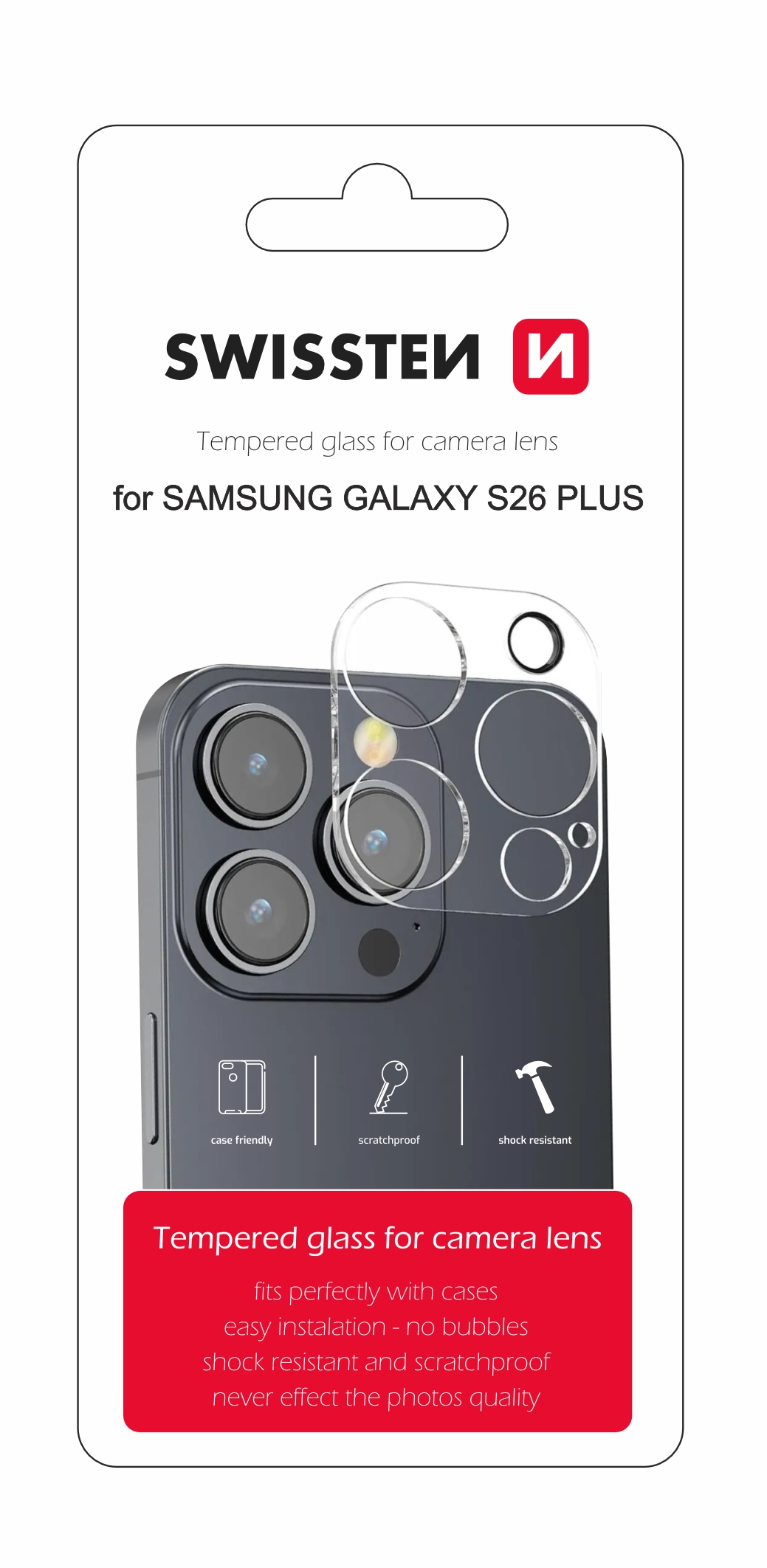 Sklo na objektív Swissten pre Galaxy S26+