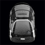 Školský batoh coocazoo MATE, Black Carbon, certifikát AGR