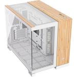 Skriňa Corsair 2500X Micro-ATX, biela/bambusová