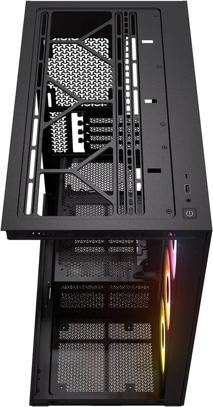 Skriňa Corsair 2800X RS-R ARGB pre mATX, čierna