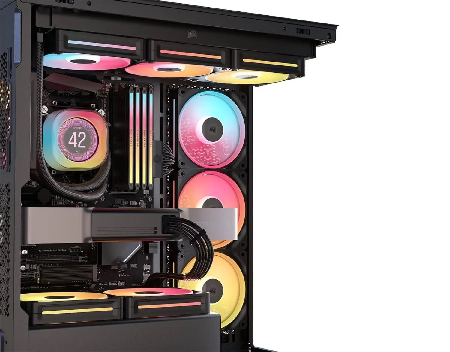 Skriňa Corsair 3500X LX-R RGB, čierna