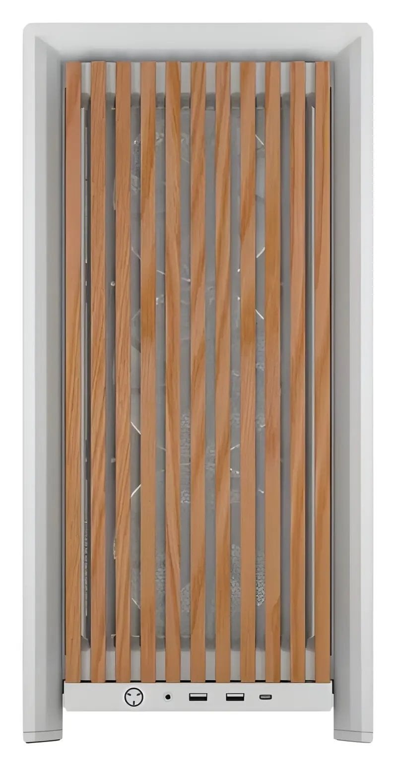 Skriňa Corsair Frame 4000D RS Wood, biela