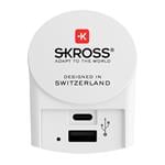 SKROSS USB A+C nabíjecí adaptér EU, 27W, typ C