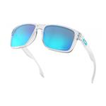 Slnečné okuliare OAKLEY HOLBROOK XL POLISHED CLEAR / PRIZM SAPPHIRE POLARIZED