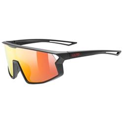 Slnečné okuliare UVEX SKYRYSE JR. BLACK MATT/MIR.RED