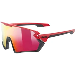 Slnečné okuliare UVEX Sportstyle 231, červené/čierne matné