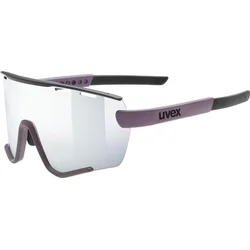 Slnečné okuliare UVEX SPORTSTYLE 236 S SET PLUM BLACK MAT / MIRROR SILVER (CAT. 3) + CLEAR (CAT. 0)