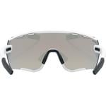 Slnečné okuliare UVEX SPORTSTYLE 236 S SET WHITE MAT / MIRROR RED (CAT. 2) + CLEAR (CAT. 0)