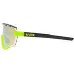 Slnečné okuliare UVEX SPORTSTYLE 236 SET BLACK LIME MAT / MIRROR YELLOW (CAT. 2) + CLEAR (CAT. 0)