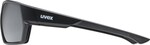 Slnečné okuliare UVEX SPORTSTYLE 238 BLACK MATT/MIR. SILVER