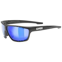 Slnečné okuliare UVEX SPORTSTYLE 706 BLACK MAT / MIR.BLUE