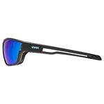 Slnečné okuliare UVEX SPORTSTYLE 806 BLACK MATT/MIR.BLUE