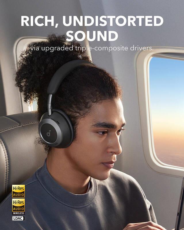 Slúchadlá Anker soundcore Space One Pro Bluetooth čierne