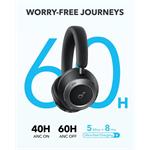 Slúchadlá Anker soundcore Space One Pro Bluetooth čierne
