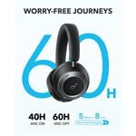 Slúchadlá Anker soundcore Space One Pro Bluetooth čierne
