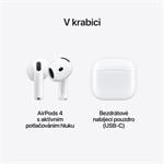 Slúchadlá Apple AirPods 4 s aktívnym potláčaním hluku (ANC) (MXP93ZM/A)