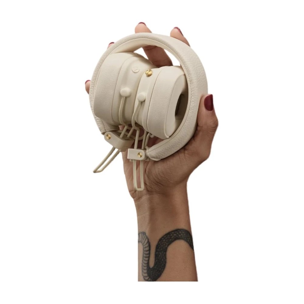 Slúchadlá cez uši Marshall Major V Bluetooth, krémové
