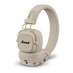 Slúchadlá cez uši Marshall Major V Bluetooth, krémové