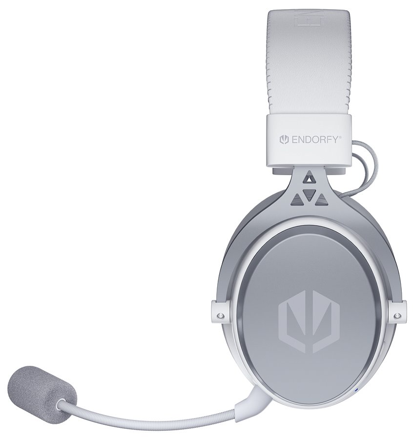 Slúchadlá Endorfy VIRO Wireless v bielej farbe Onyx White
