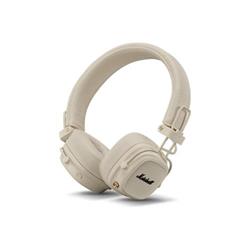 Slúchadlá Marshall Major V Bluetooth na uši, krémové
