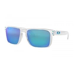 Sluneční brýle OAKLEY HOLBROOK XL POLISHED CLEAR / PRIZM SAPPHIRE POLARIZED