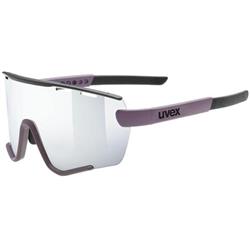Sluneční brýle UVEX SPORTSTYLE 236 S SET PLUM BLACK MAT / MIRROR SILVER (CAT. 3) + CLEAR (CAT. 0)