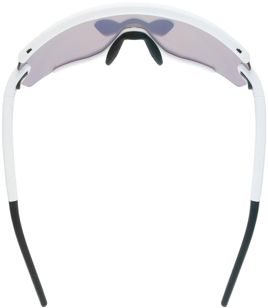 Sluneční brýle UVEX SPORTSTYLE 236 S SET WHITE MAT / MIRROR RED (CAT. 2) + CLEAR (CAT. 0)