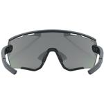 Sluneční brýle UVEX SPORTSTYLE 236 SET BLACK MAT / MIRROR SILVER (CAT. 3) + CLEAR (CAT. 0)